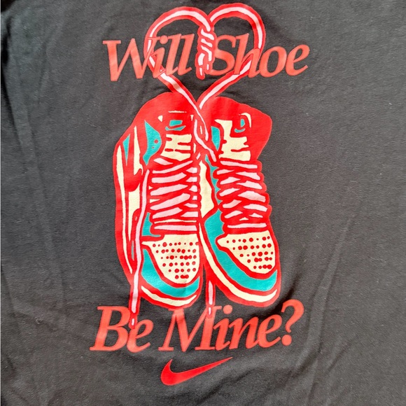 Kids Nike Black Tee with White Logo - Picture 6 of 6